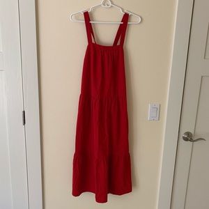 Universal Thread 100% cotton XS red maxi dress
